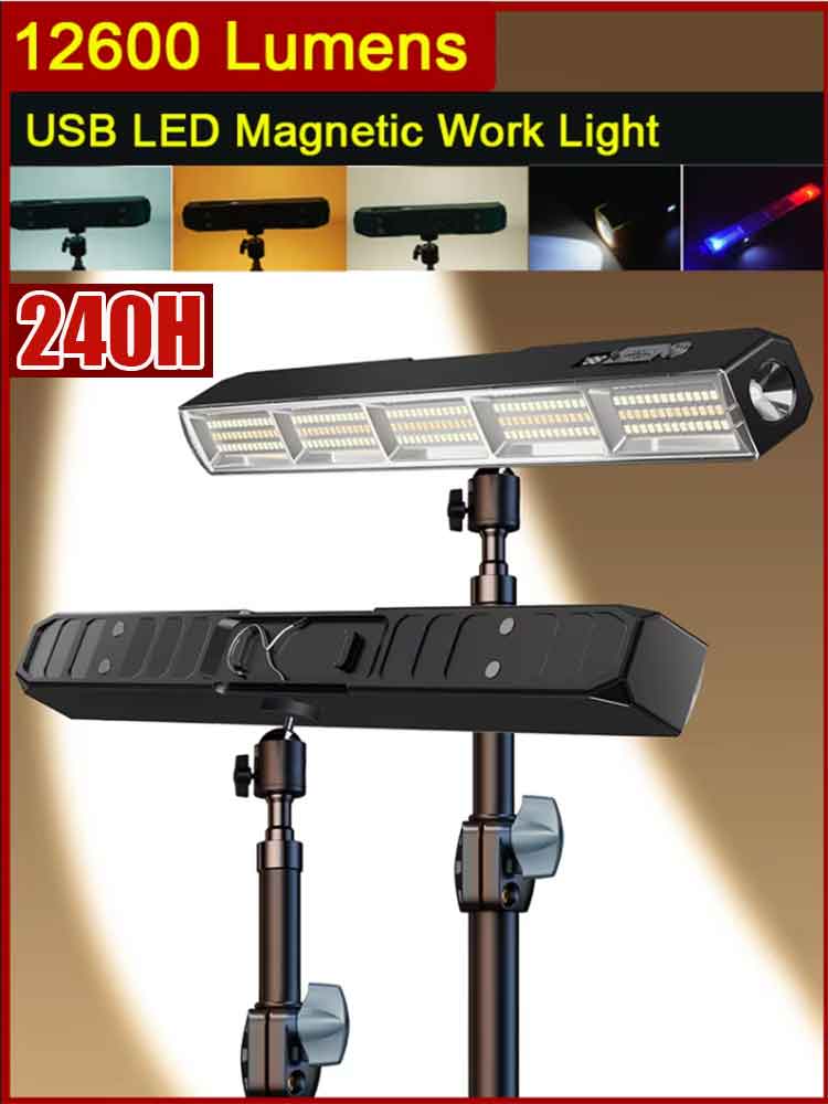 Tactical Flashlight Rechargeable - Leistungsstarke Magnetische LED-Lichtleiste 2026 Neue Tragbare