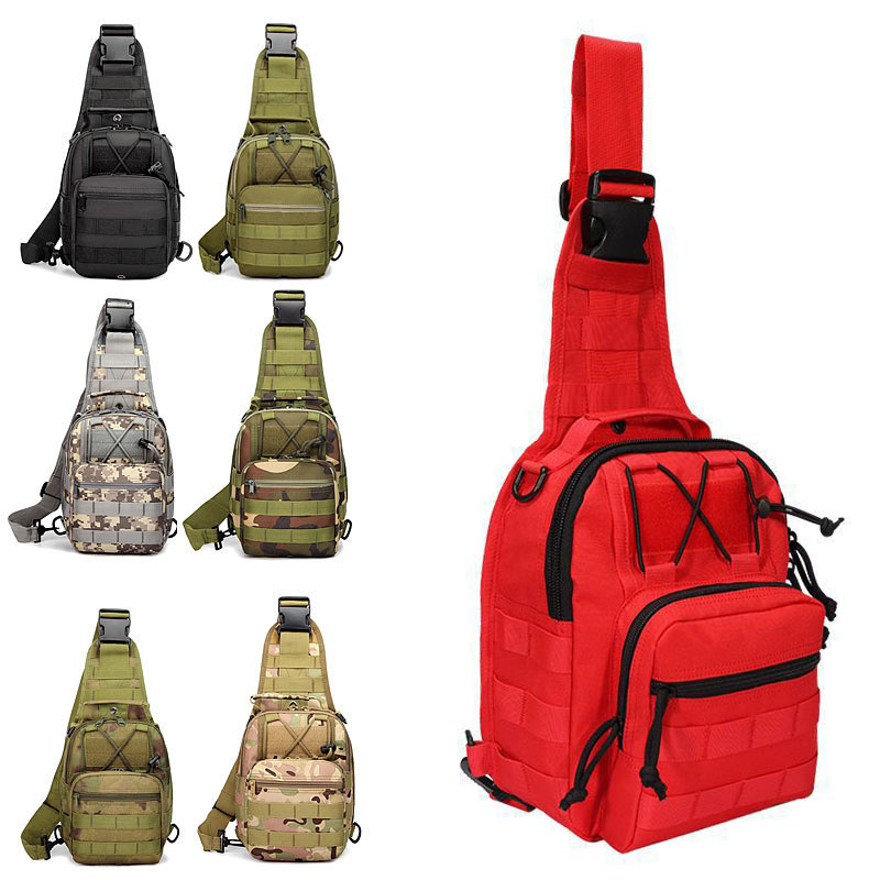 Hunting Outdoor Day - Vielseitige taktische Brusttasche für Herren, Outdoor,