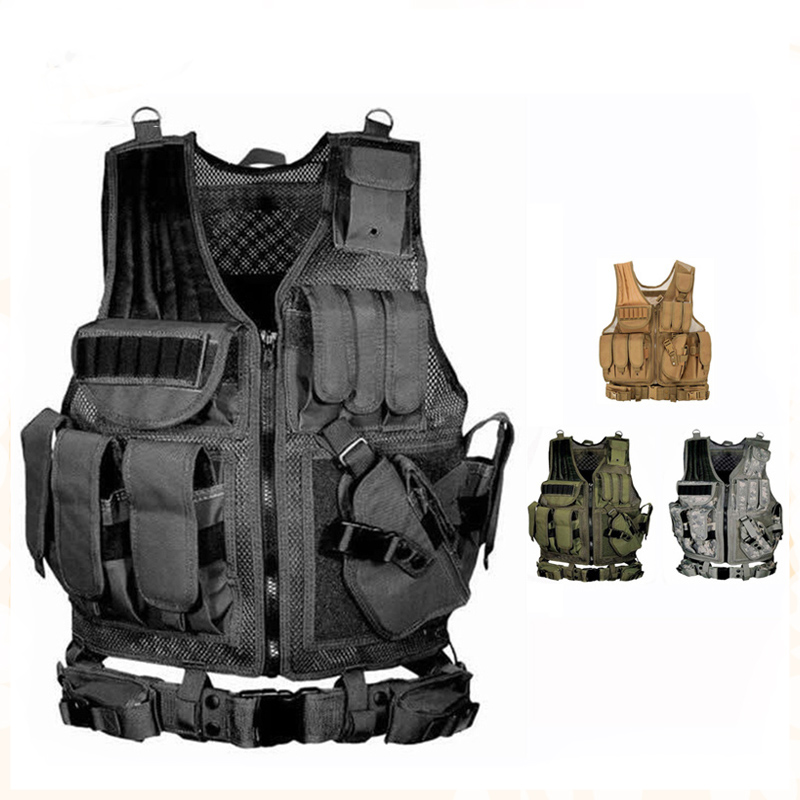 Hunting Outdoor Game - Verstellbare Molle Taktische Weste Kampf-Körperpanzerung Westen
