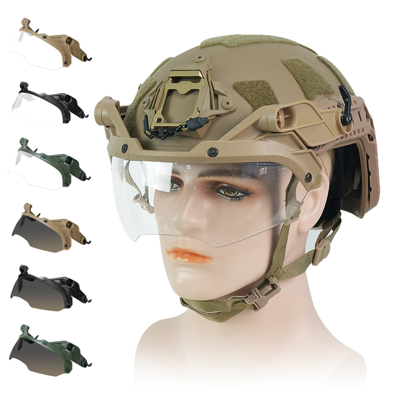 Hunting Outdoor Game - Die Schutzbrillen werden mit Haken und