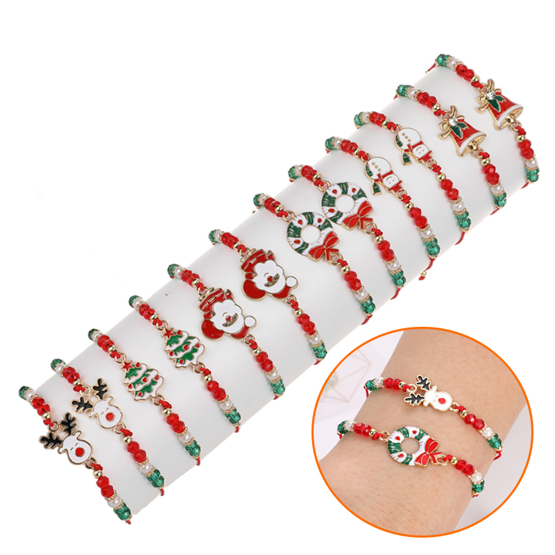 Elk Bugle Call - 6/12PCS Weihnachten Rotes Seil Santa Claus