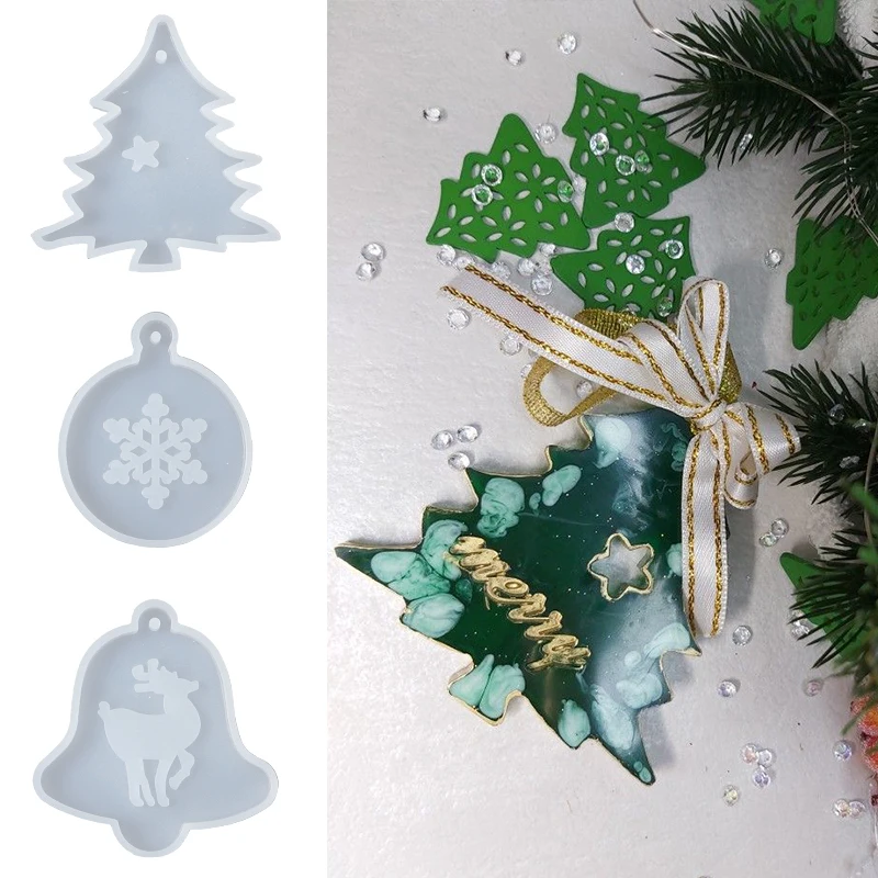 Elk Bugle Call - DIY Weihnachten Silikon Formen Anhänger Kristall