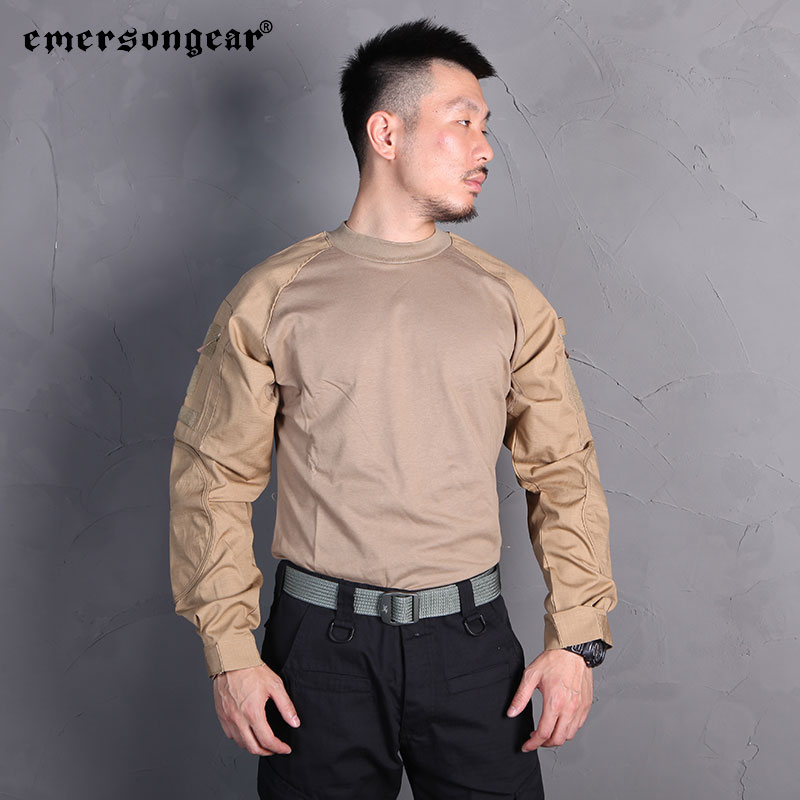 Hunting Outdoor Shirts - Emersongear Kampfshirts Trainings-T-Shirts für Herren Langarm-Oberteile