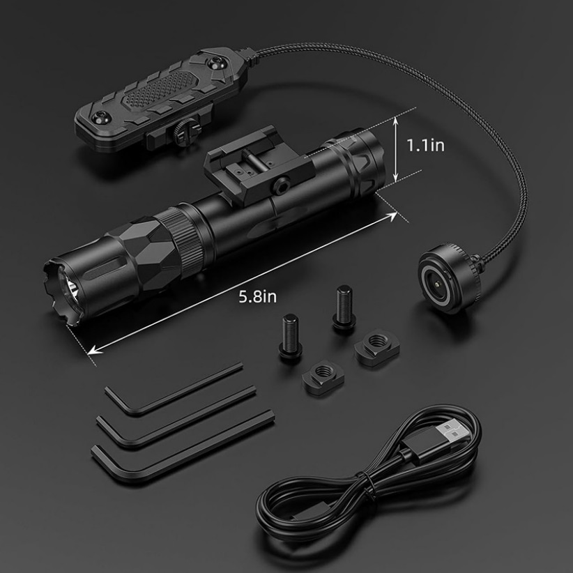 Richfire 2500LM Taktische Tasc – Tactical Flashlight Rechargeable Bewertung und Preis