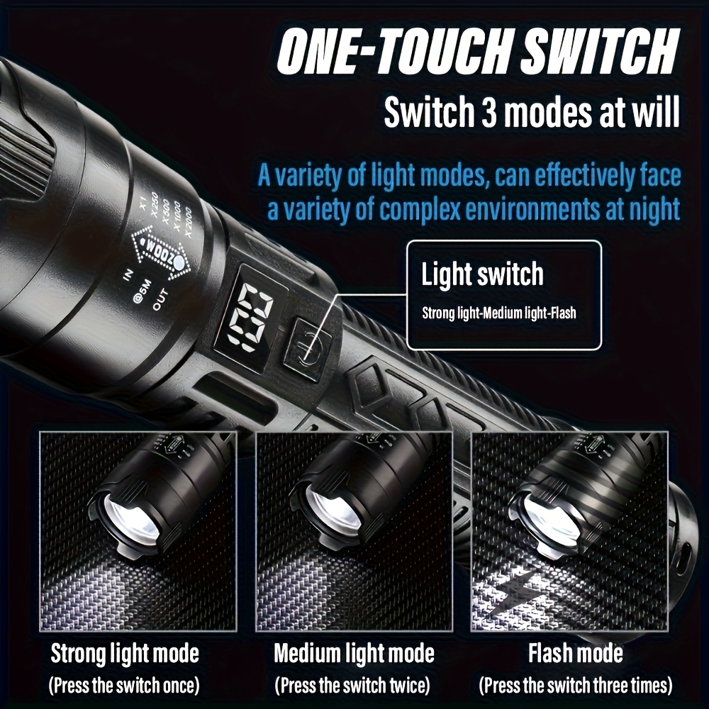 Hohe Starke Leistung Led Tasch – Tactical Flashlight Rechargeable Bewertung und Preis