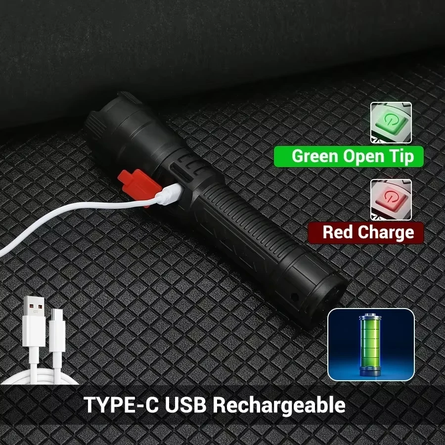 Hohe Starke Leistung Led Tasch – Tactical Flashlight Rechargeable Bewertung und Preis