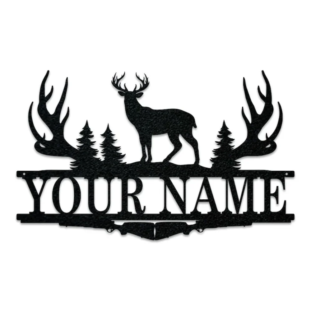 Buck Antler Split Monogramm Sc – Outdoor Hunting Names Bewertung und Preis