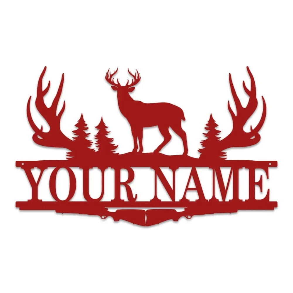 Buck Antler Split Monogramm Sc – Outdoor Hunting Names Bewertung und Preis