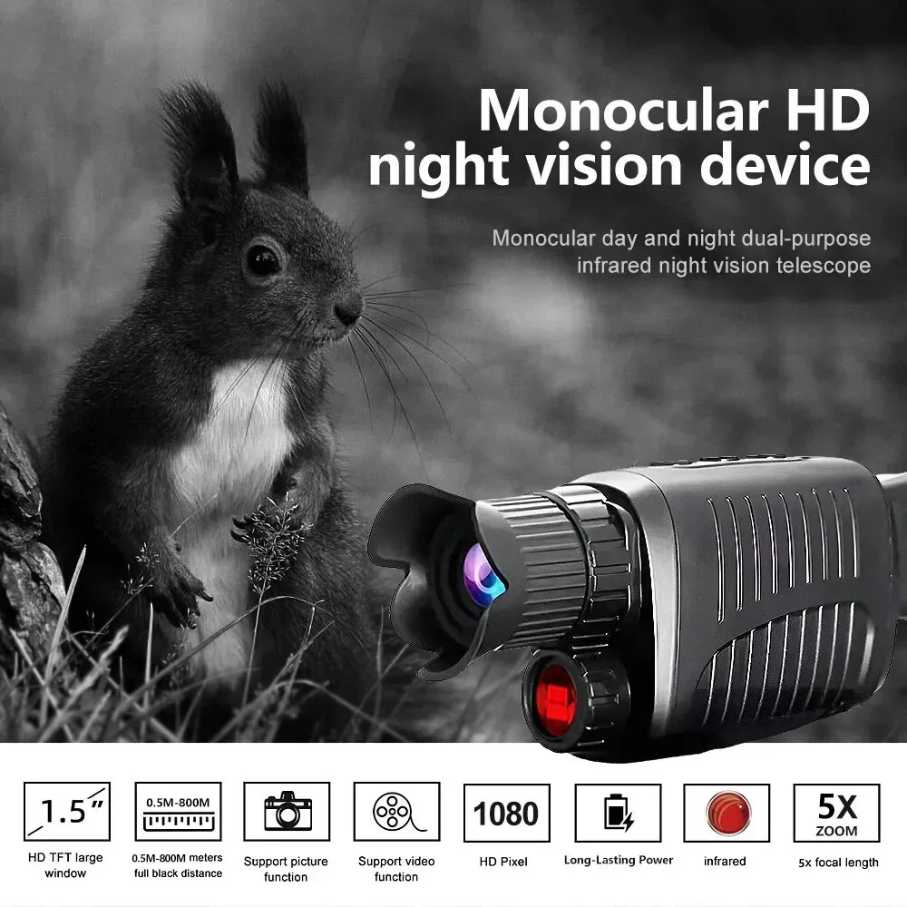 1080P HD-Monokular-Nachtsicht  – Hunting Outdoor Day Bewertung und Preis