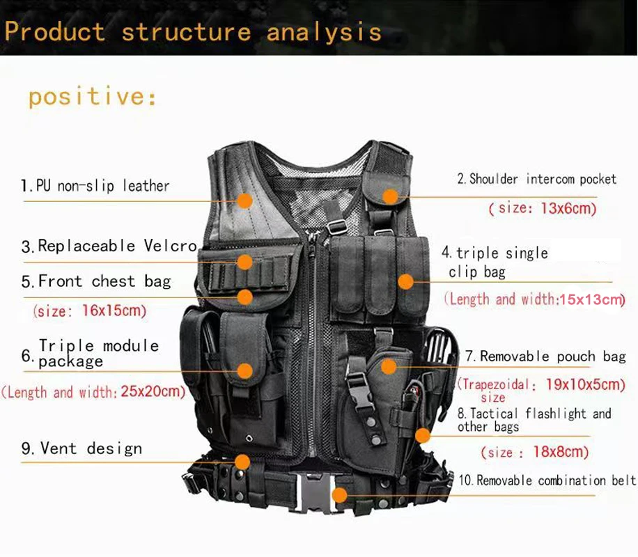 Einstellbare Molle Taktische W – Hunting Outdoor Game Bewertung und Preis