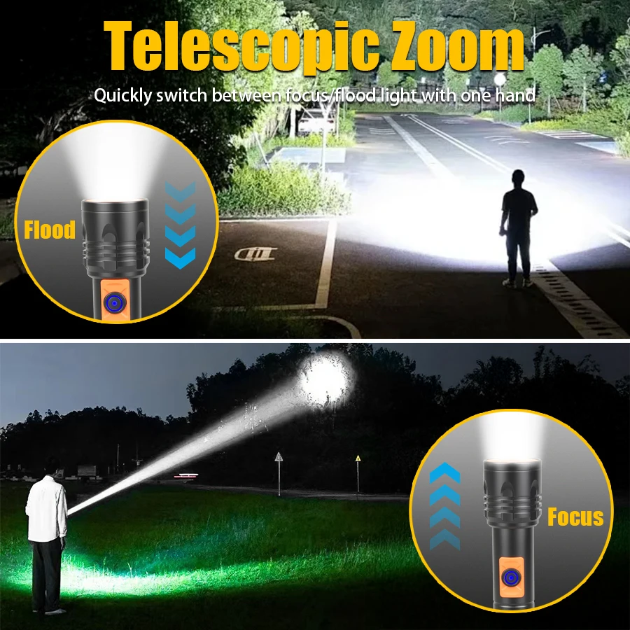 Hochleistungs-LED-Taschenlampe – Tactical Flashlight Rechargeable Bewertung und Preis