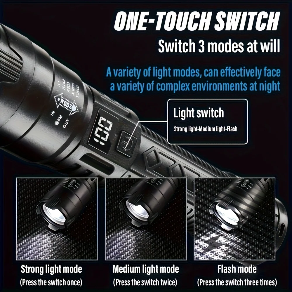 Taktische LED-Taschenlampe, 20 – Tactical Flashlight Rechargeable Bewertung und Preis