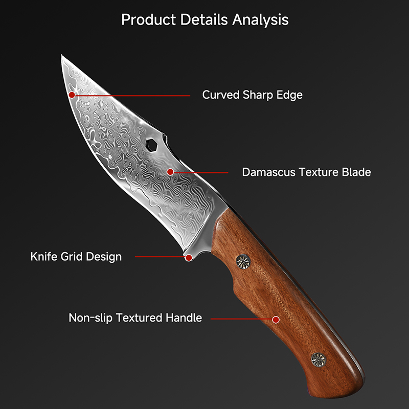 Damaskus Outdoor Messer Geboge – Hunting Outdoor Edge Knives Bewertung und Preis