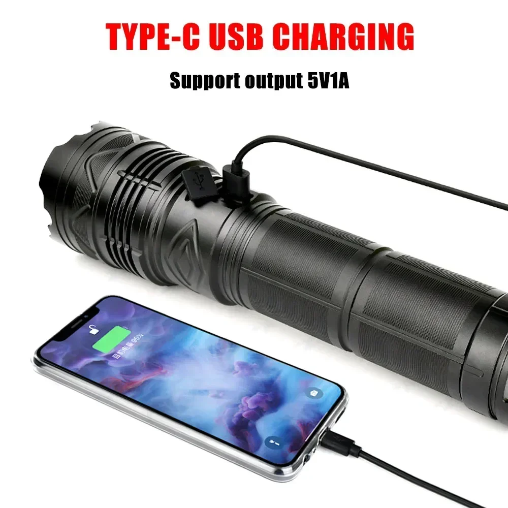 99000000LM Superhelle LED-Tasc – Tactical Flashlight Rechargeable Bewertung und Preis