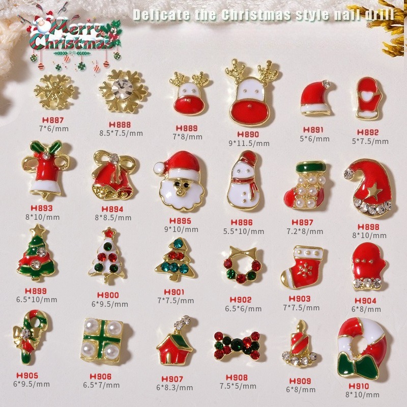 10 Stück Weihnachts-Nagelcharm – Elk Bugle Call Bewertung und Preis