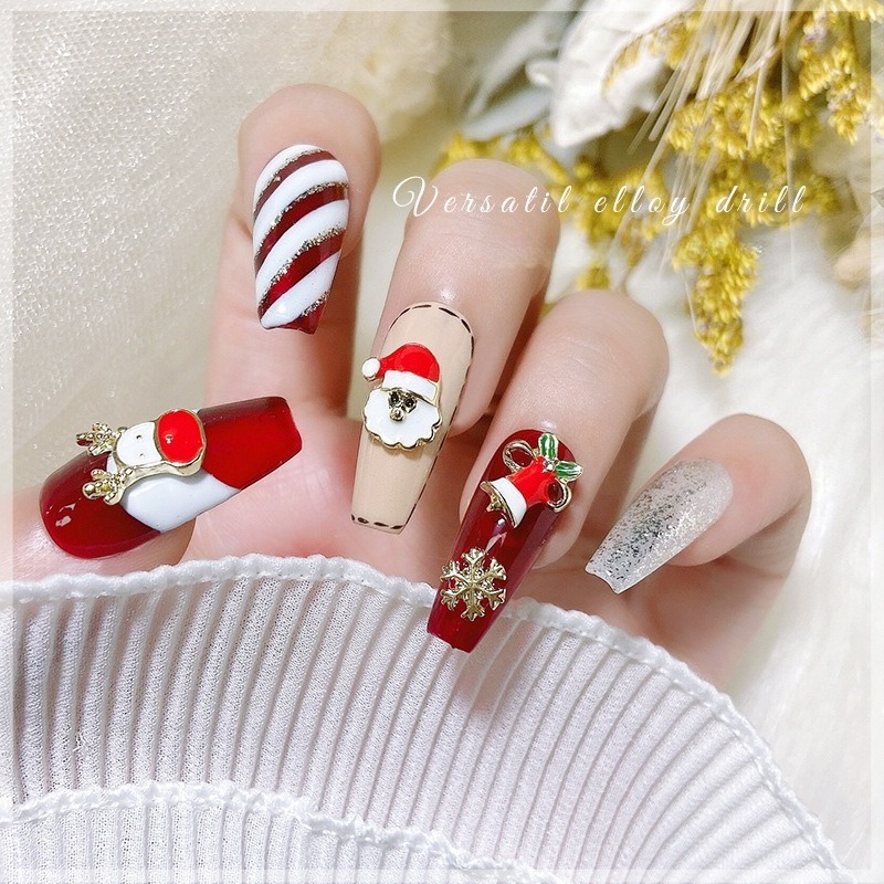 10 Stück Weihnachts-Nagelcharm – Elk Bugle Call Bewertung und Preis