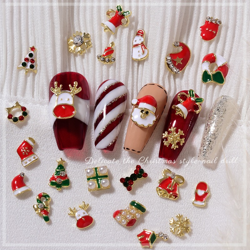 10 Stück Weihnachts-Nagelcharm – Elk Bugle Call Bewertung und Preis
