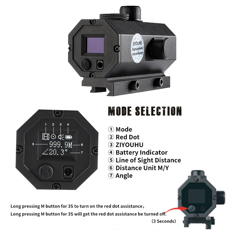 ZIYOUHU-MINI8 Caza Sniper Lase – Rangefinder Laser Hunting Bewertung und Preis