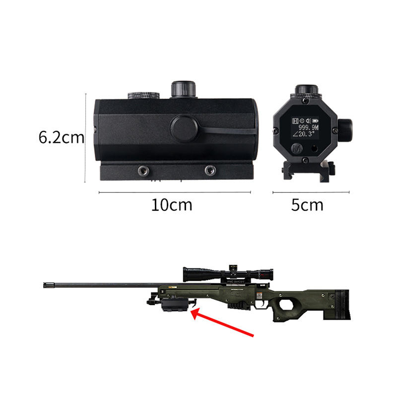 MINI8 Plug-in 1200 m Entfernun – Rangefinder Laser Hunting Bewertung und Preis