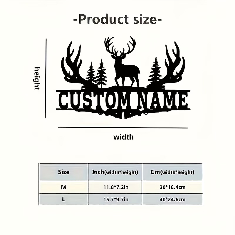 Anpassbare Rustikale Hirschgew – Outdoor Hunting Names Bewertung und Preis