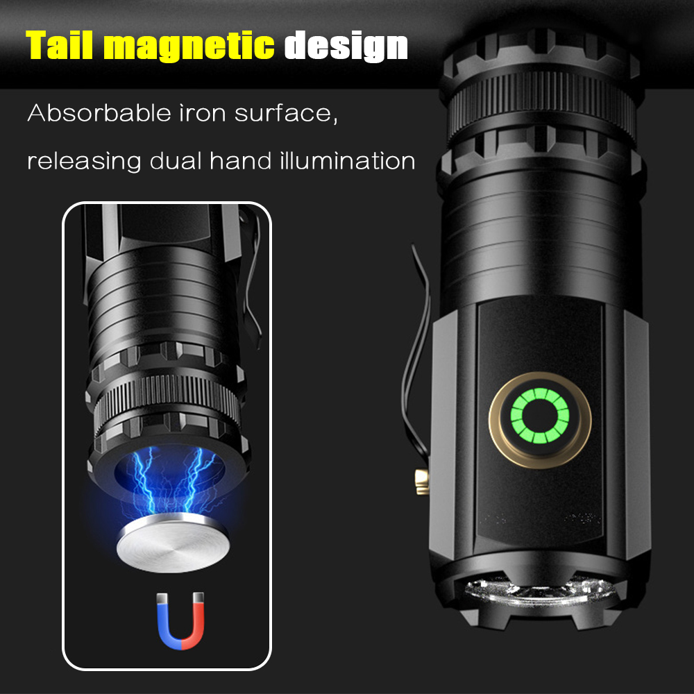 Tragbare Leistungsstarke Mini- – Tactical Flashlight Rechargeable Bewertung und Preis