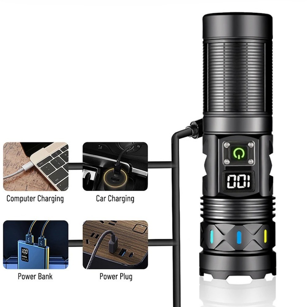 Hochleistungs-LED-Taschenlampe – Tactical Flashlight Rechargeable Bewertung und Preis